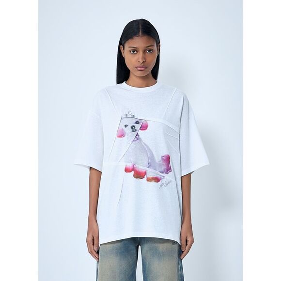 Acne Studios Women Logo Motif T-Shirt